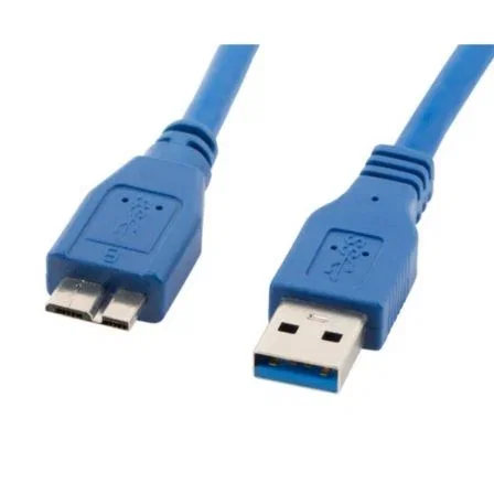 Lanberg Cable USB 3.0 Micro-B a USB-A Azul 0,5m CA-US3M-10CC-0005-B